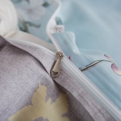 花雨伞 全棉印花四件套-牡丹唇影（兰)