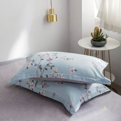 花雨伞 全棉印花四件套-牡丹唇影（兰)